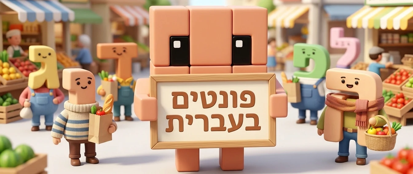 A few Hebrew fonts worth knowing about