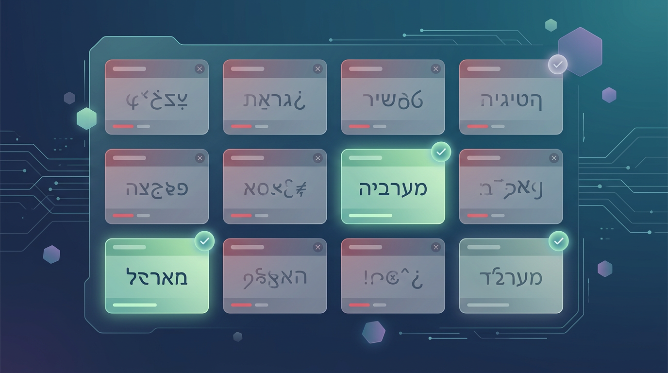 Which AI image generators can actually render Hebrew text?