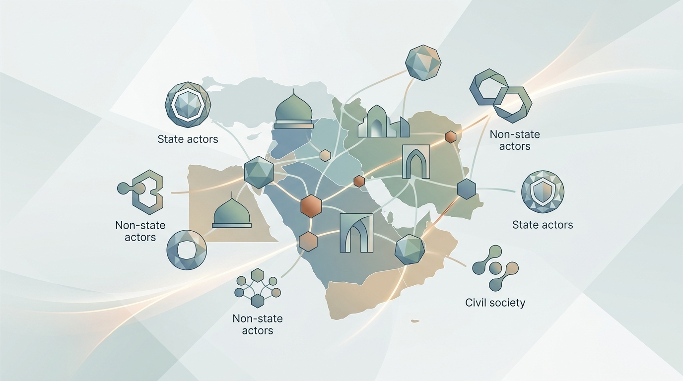 Peace in the Middle East: a multi-agent geopolitical experiment