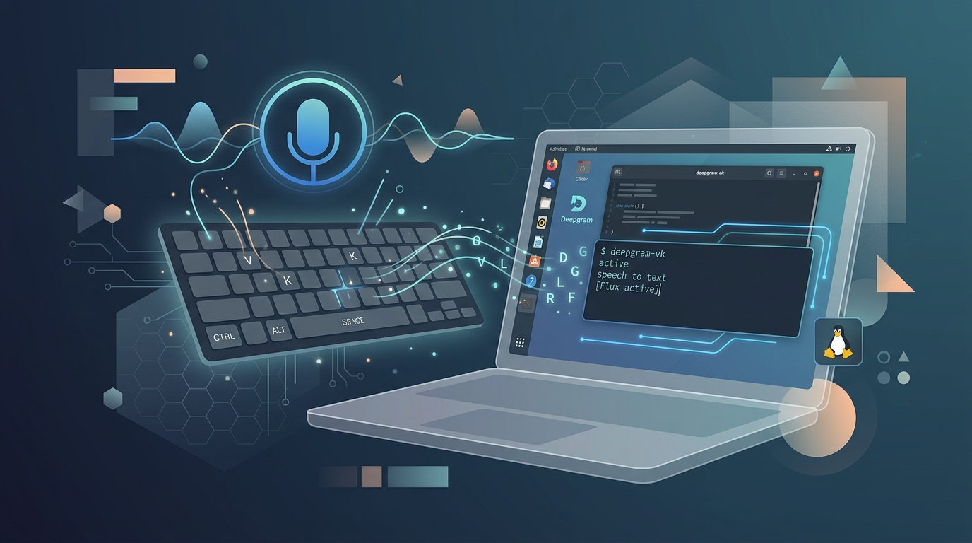 Deepgram voice keyboard: a Linux virtual keyboard powered by Deepgram Flux