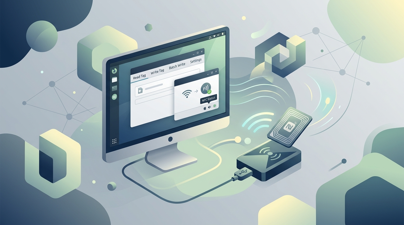 NFC Reader/Writer: a desktop GUI for reading and writing NFC tags on Linux
