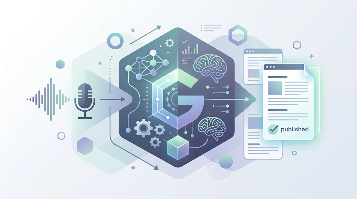 Voice Blog Creator: turning voice recordings into polished blog posts with Gemini