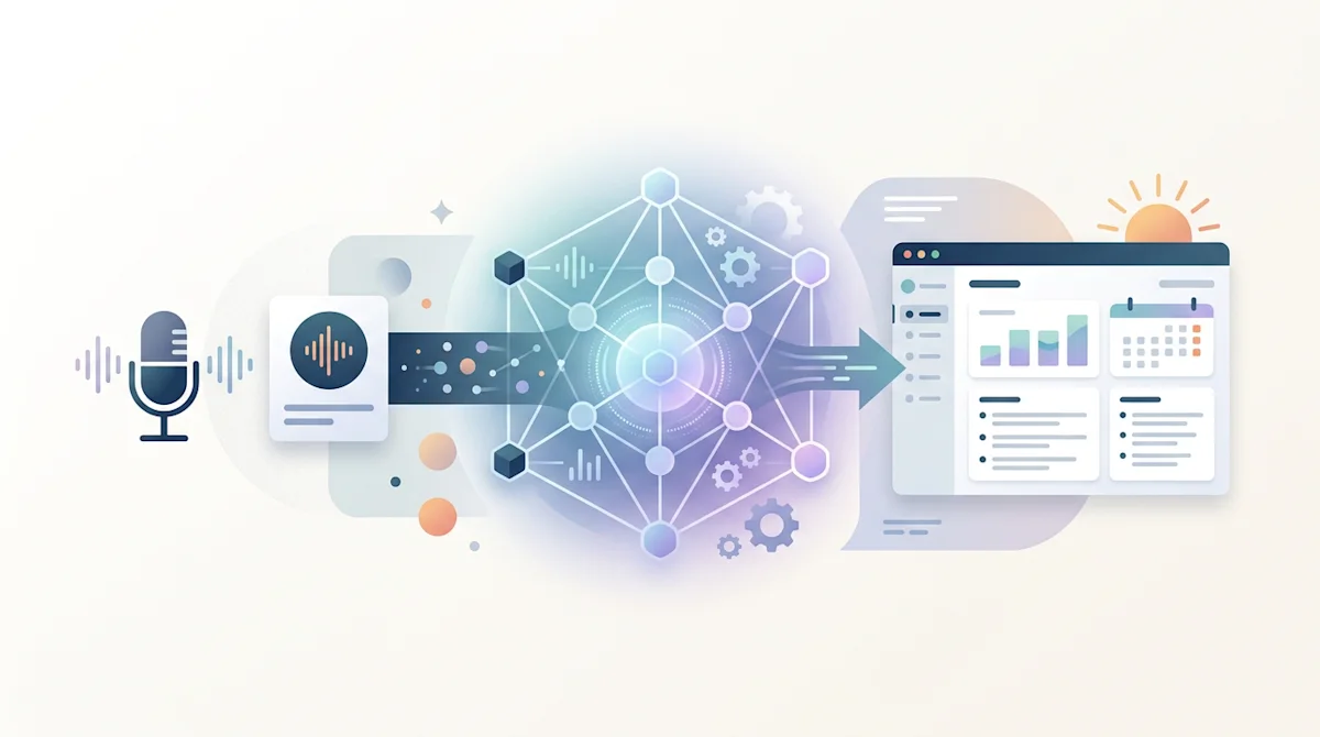 End of day worklog: voice-driven daily retrospectives with AI