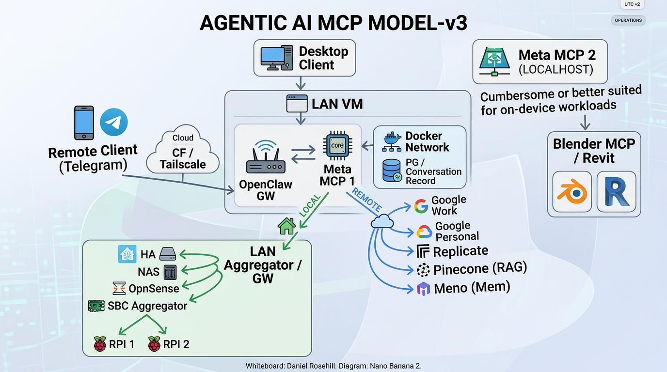 Open Claw Stack v3: A Multi-Layer MCP Aggregation Topology