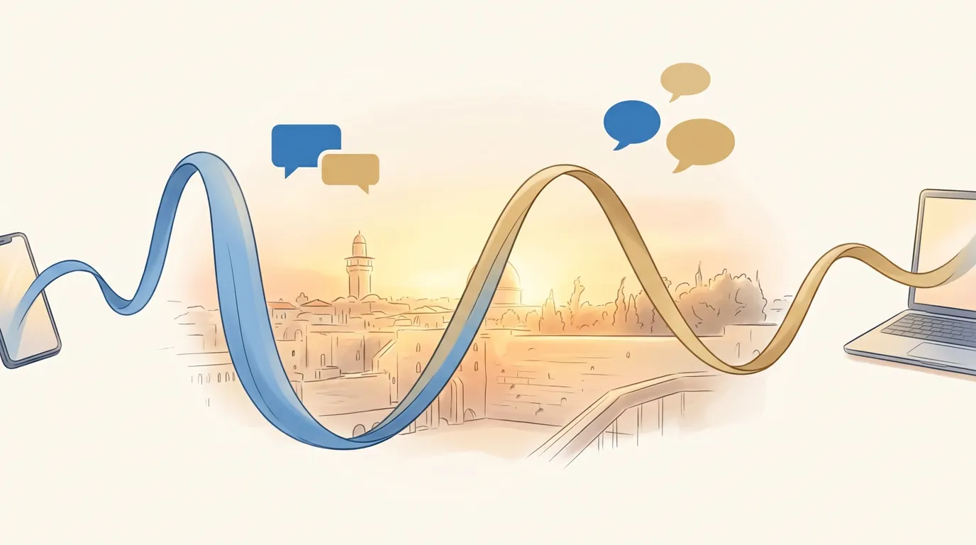 Voice typing that understands Hebrish