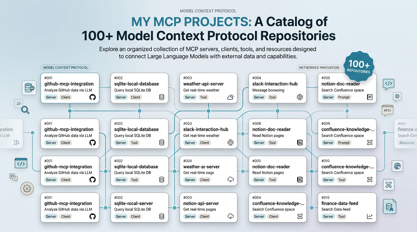 My MCP Projects: A Catalog of 100+ Model Context Protocol Repositories