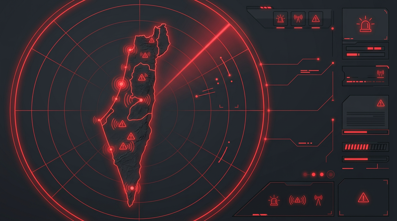 Israel Alert Map: Real-Time Pikud HaOref Visualization