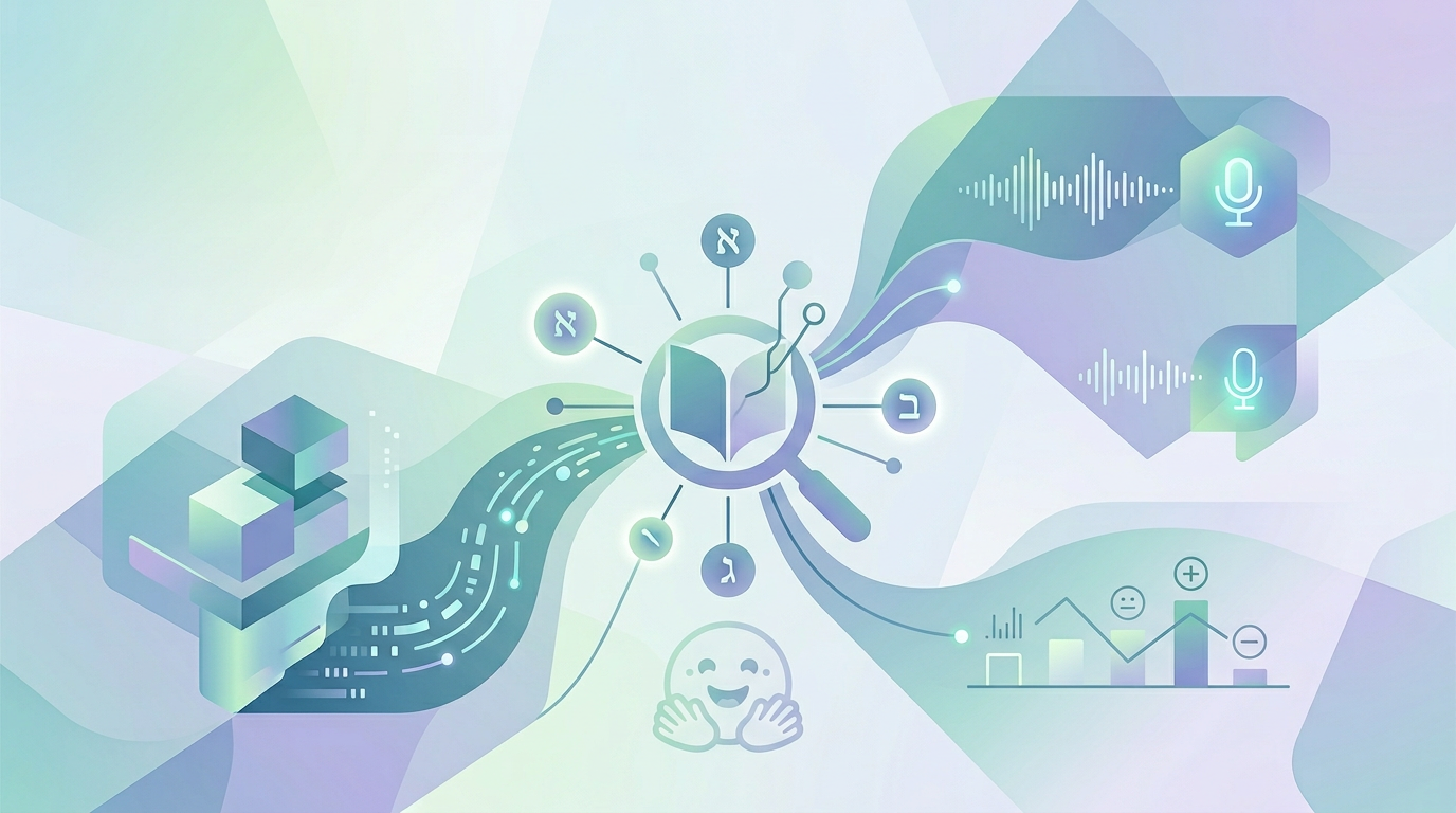 A curated guide to Hebrew language AI models