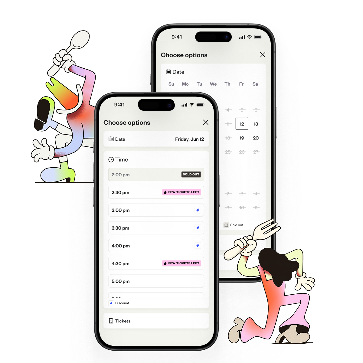 Keep event entry smooth