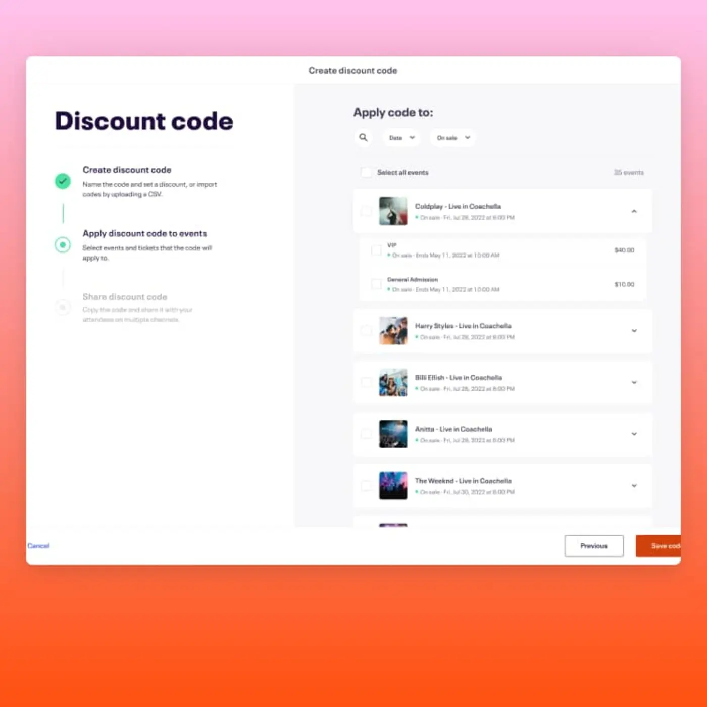 Promo codes Promo codes