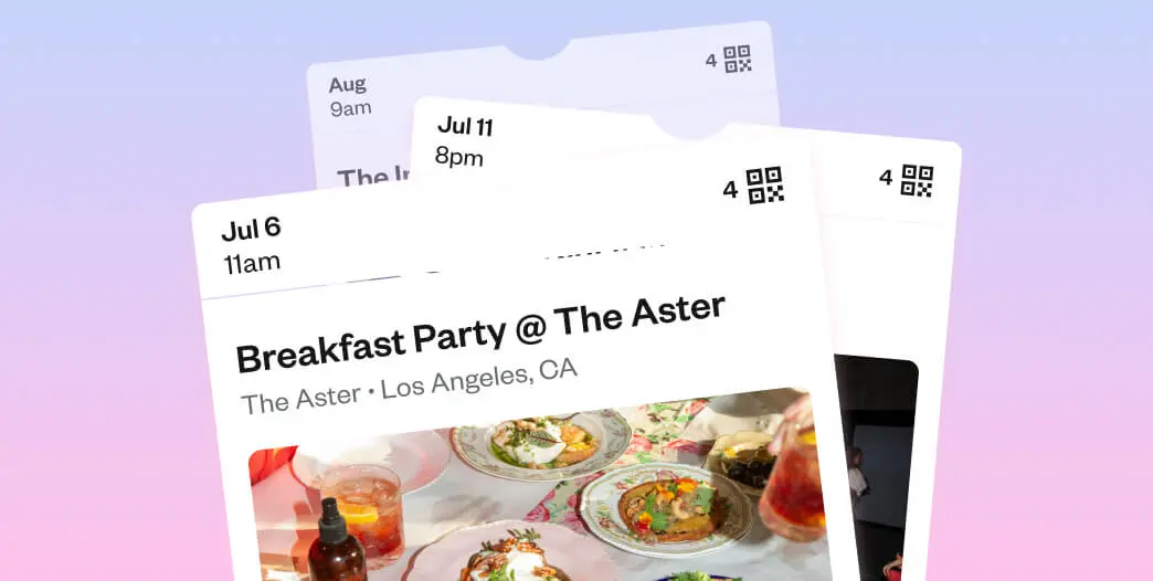 Flexible ticket types