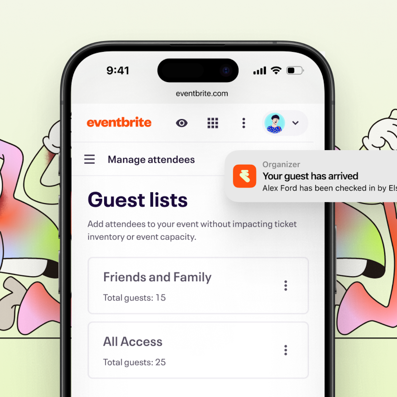 Easily manage your party IRL