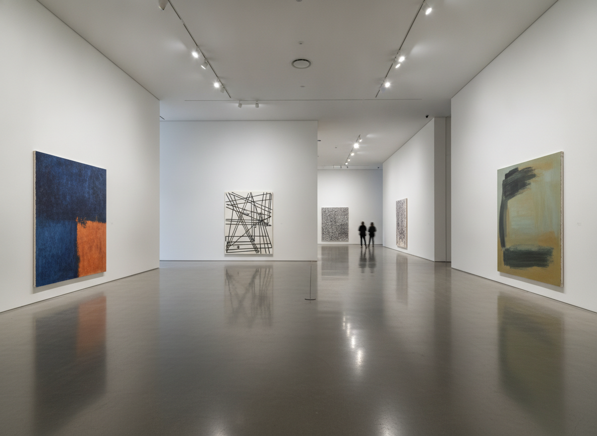A well-presented art gallery, symbolizing a high-quality event listing.