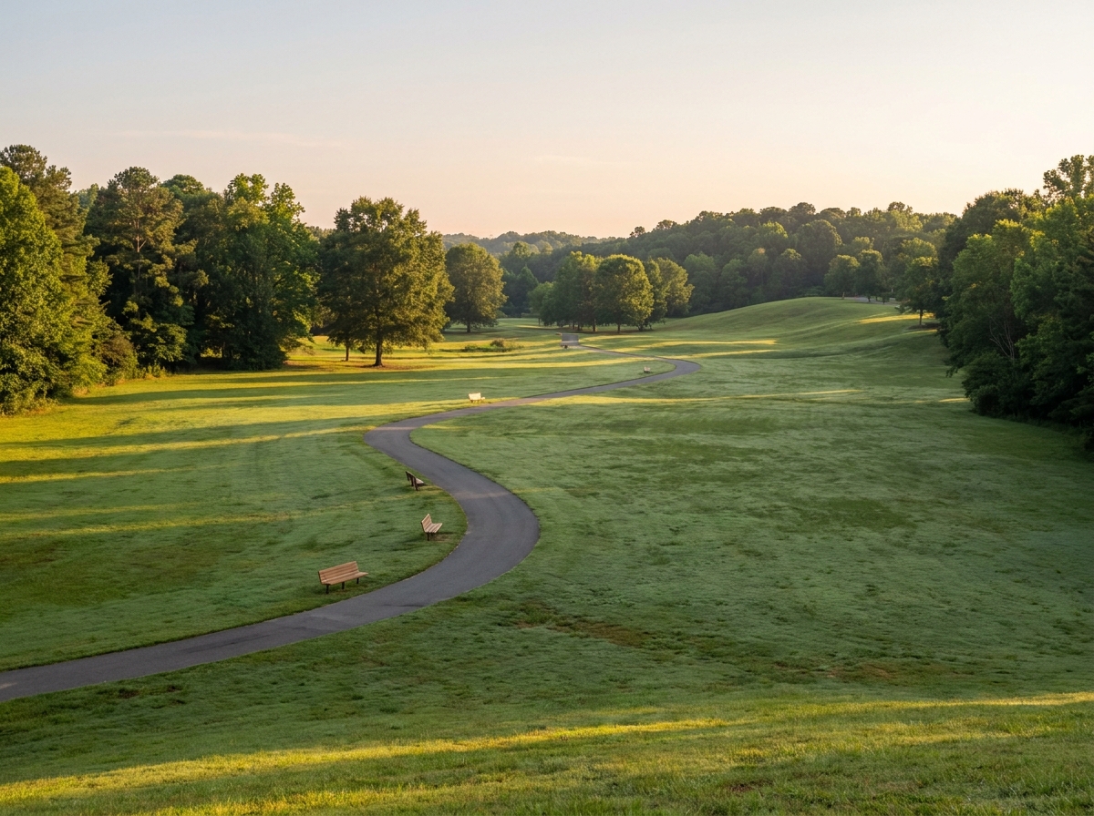A public park in Cary, an ideal venue for community events.
