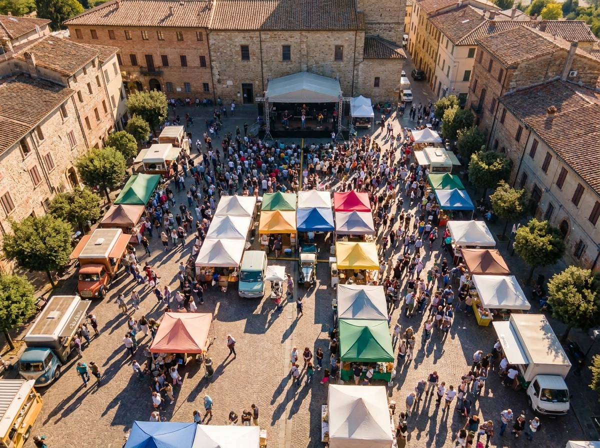 A large crowd enjoying a local county festival, promoted using Eventbrite's platform.