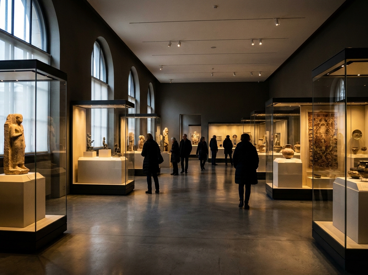 A museum exhibit for a heritage event, attracting attendees through Eventbrite's marketplace.