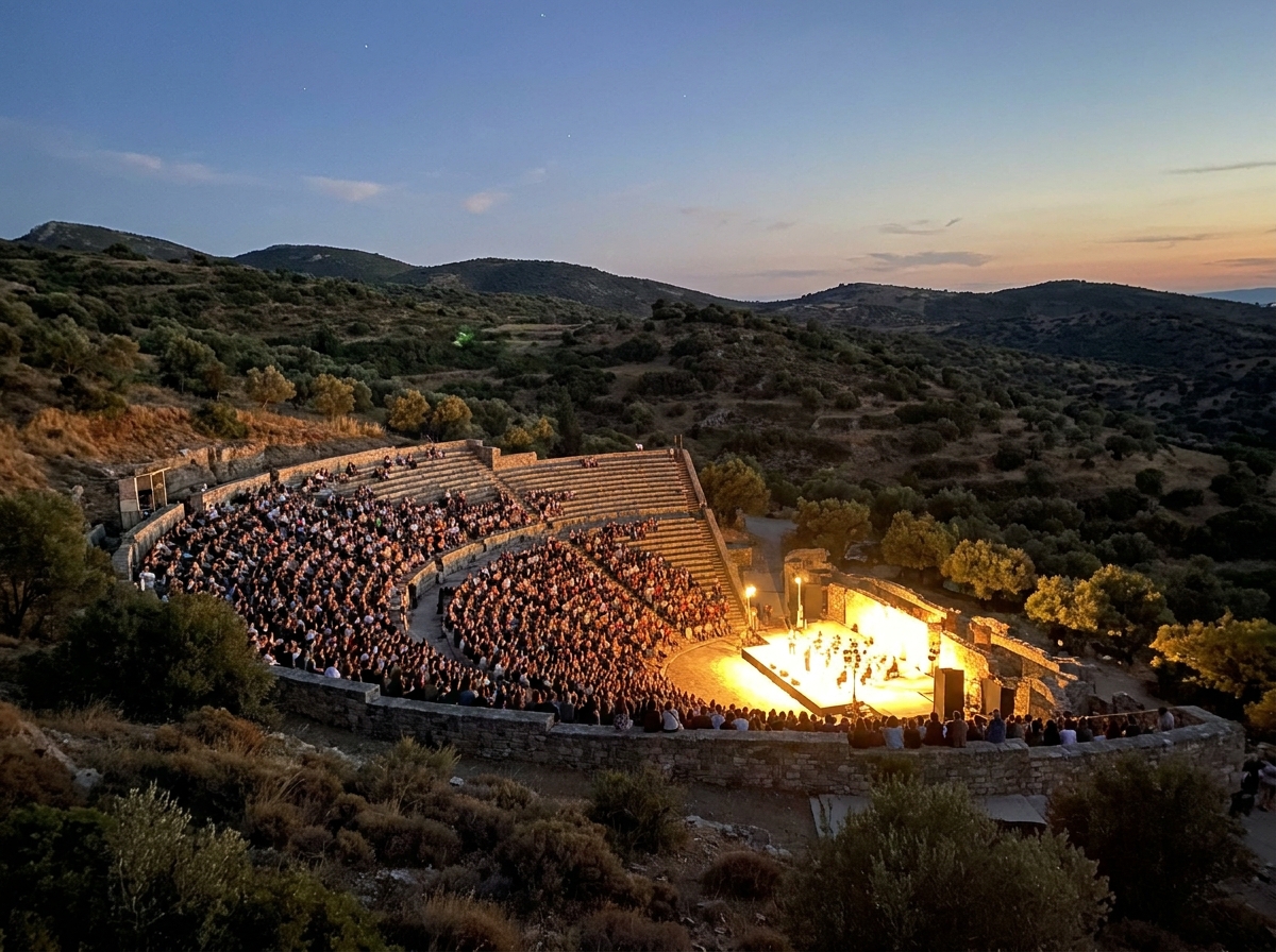 An audience watching a cultural performance at a heritage event organized with Eventbrite.