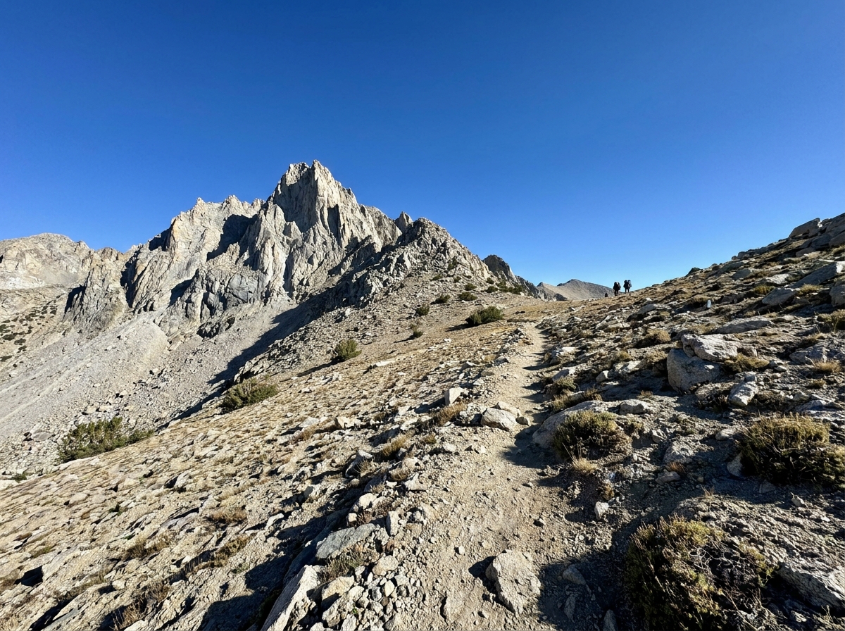 A rugged mountain peak, showcasing the kinds of destinations for hiking events managed with Eventbrite.