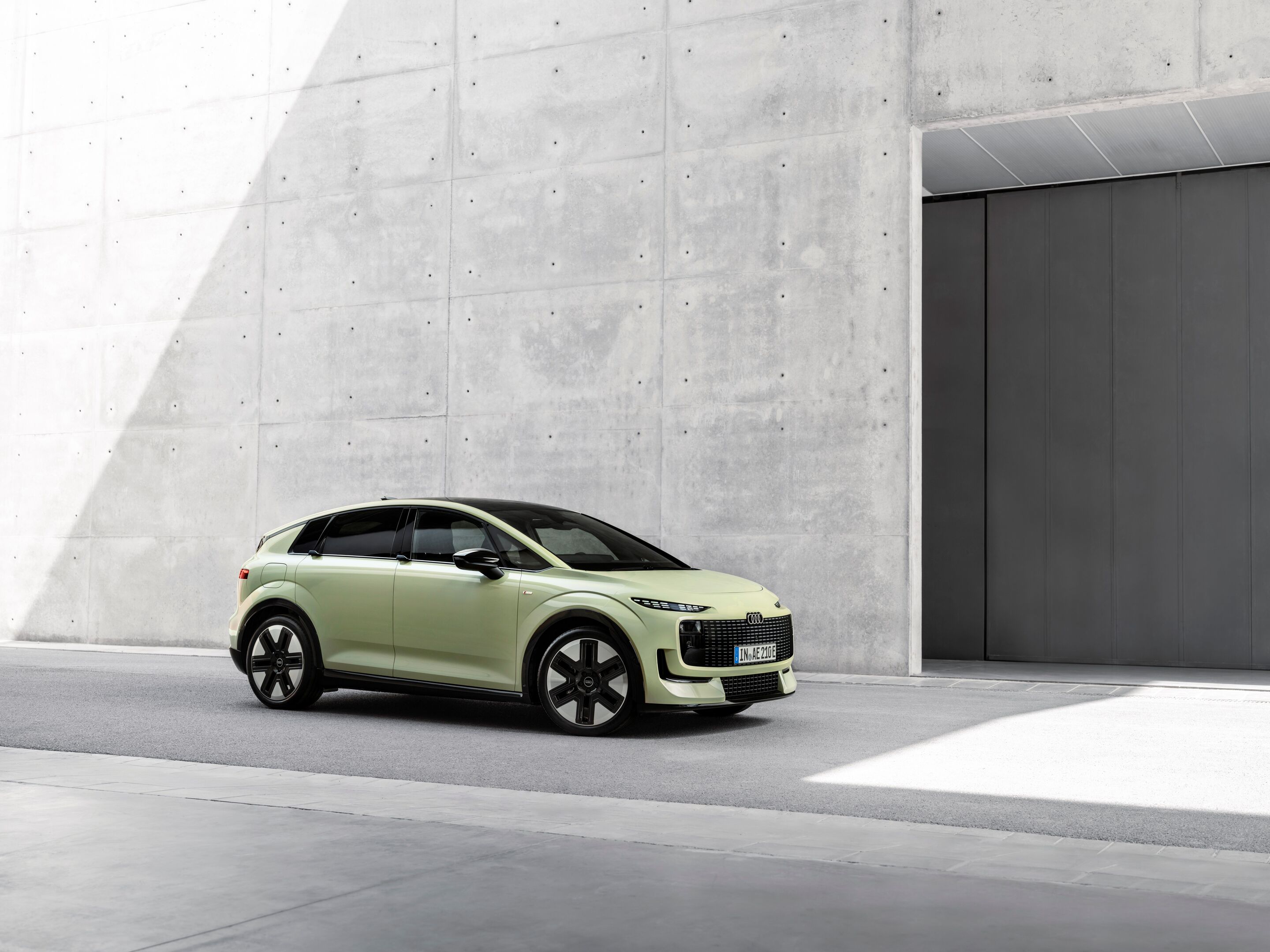 Audi A2 e-tron, exteriör 3/4 framifrån