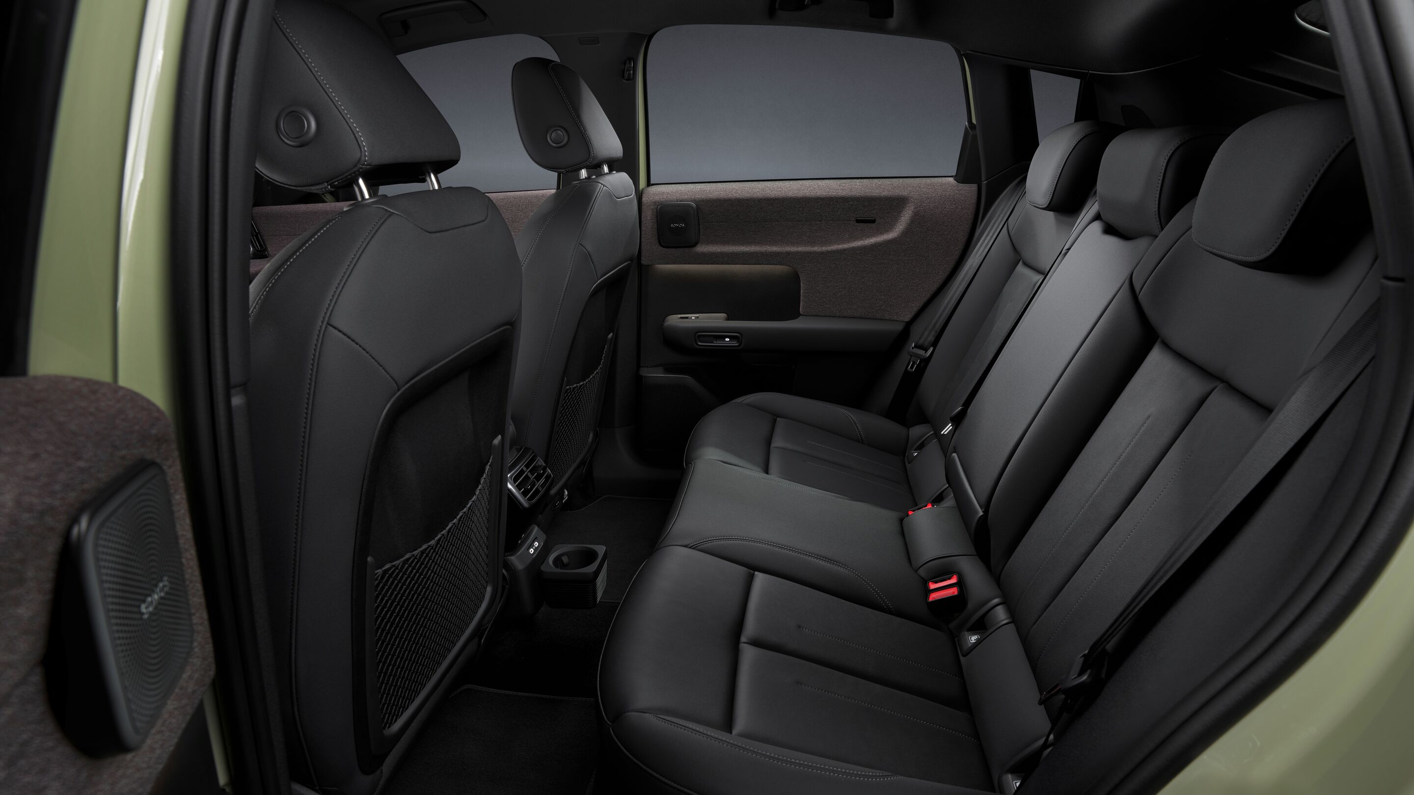 Audi A2 e-tron, interiör baksäte