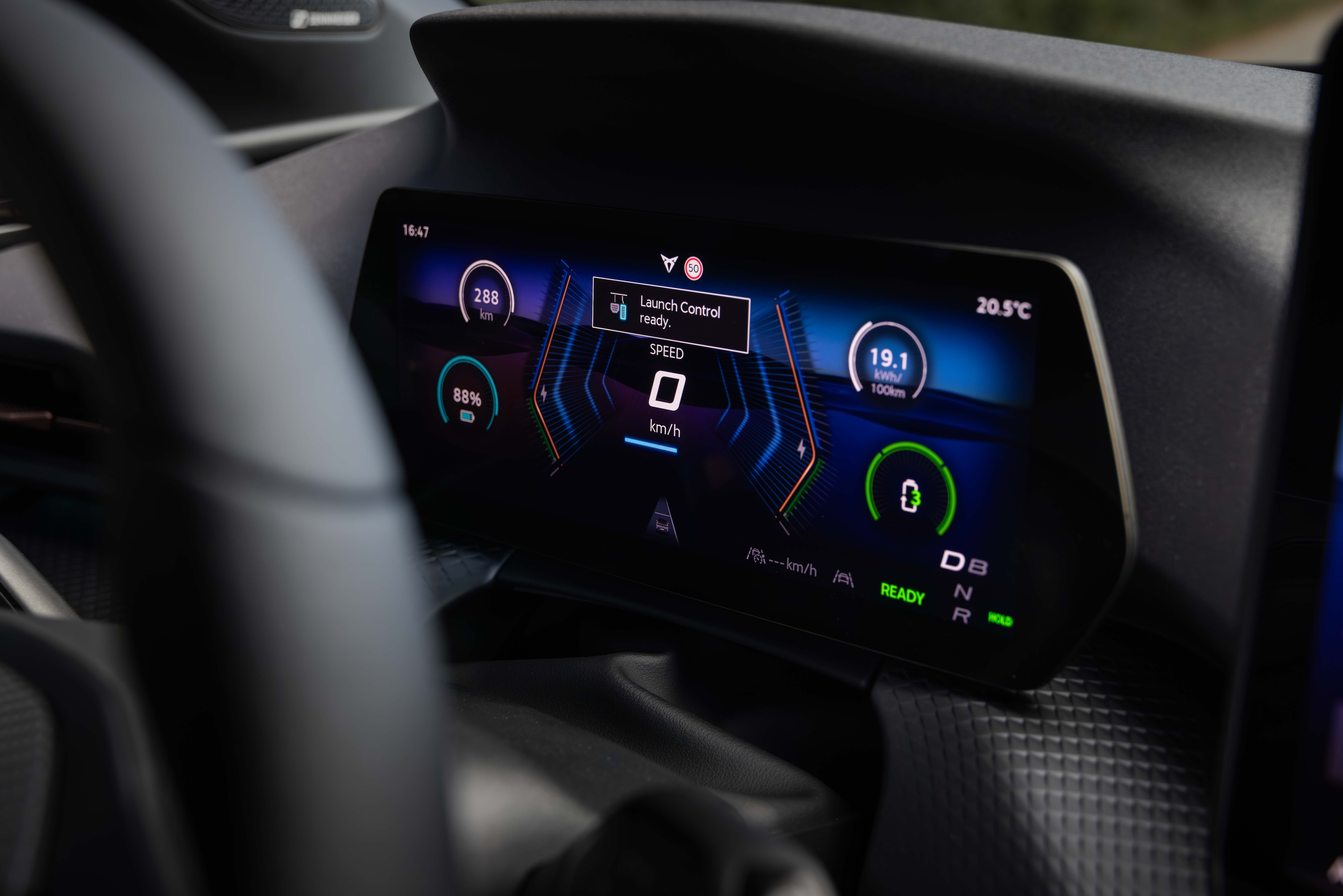 CUPRA Raval (MY2027) interior digital cockpit. Source: CUPRA Media Center.