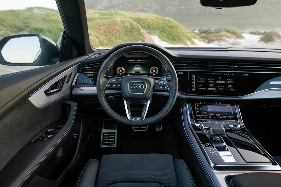 Audi Q8 (current gen) interior dashboard. Source: Audi MediaCenter A236019.