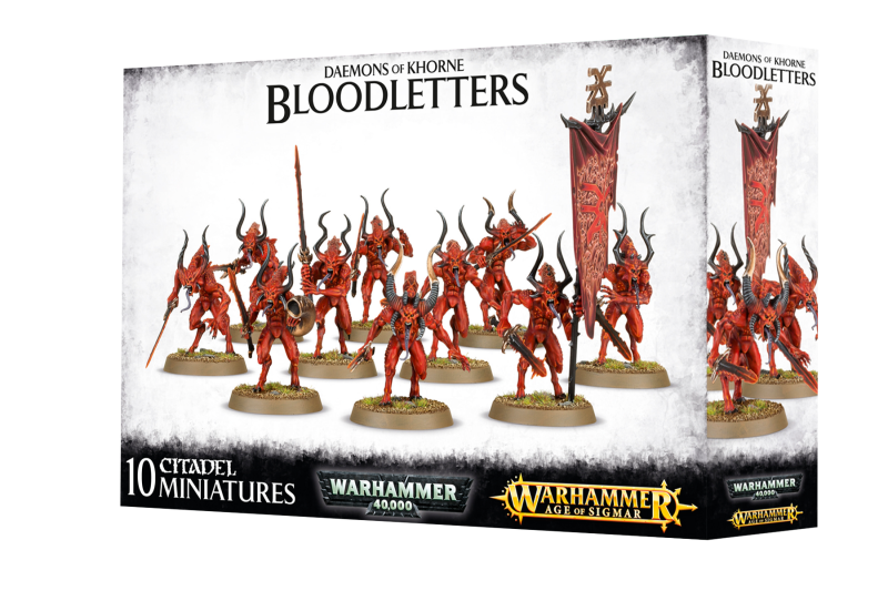 Picture of the Daemons of Khorne Bloodletters box