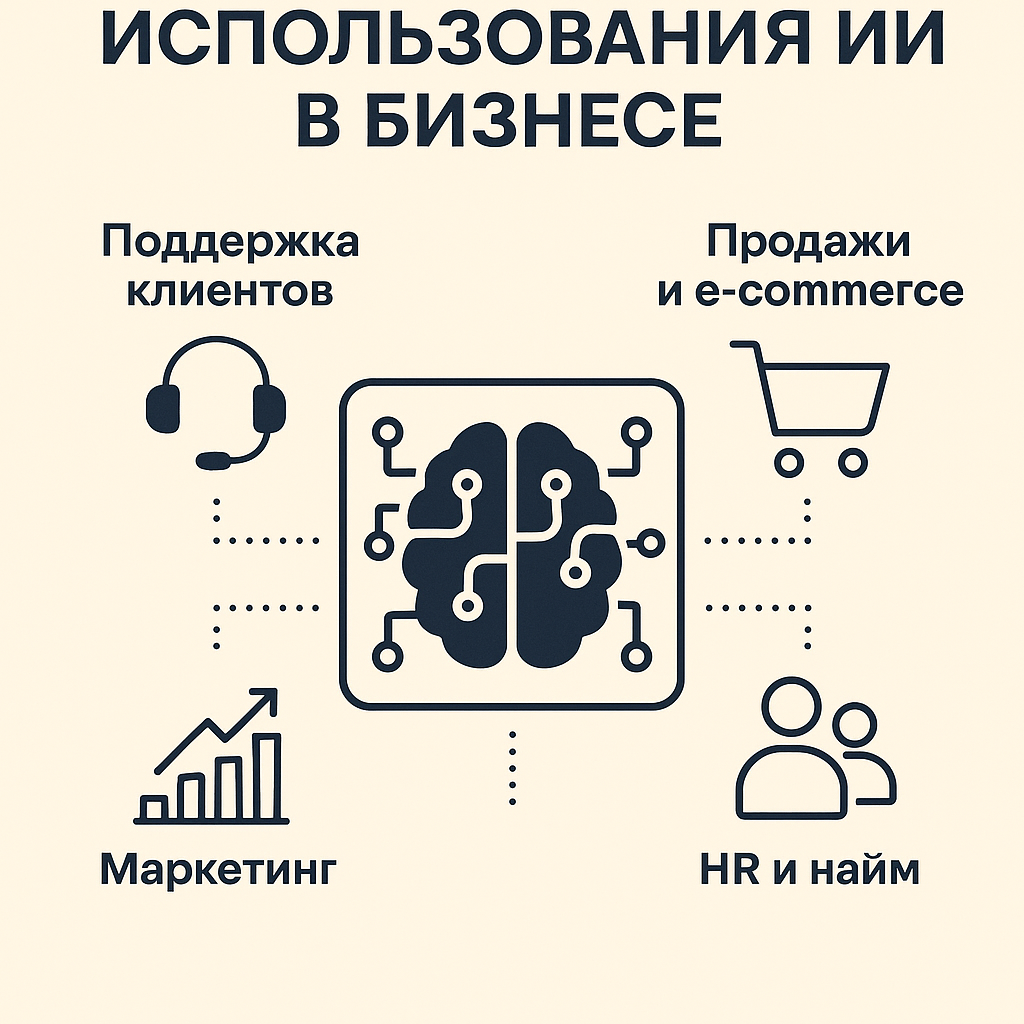 5 практических сценариев использования ИИ в бизнесе: от поддержки клиентов до финансовой аналитики