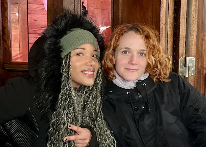 Laryssa Kim & Clara!