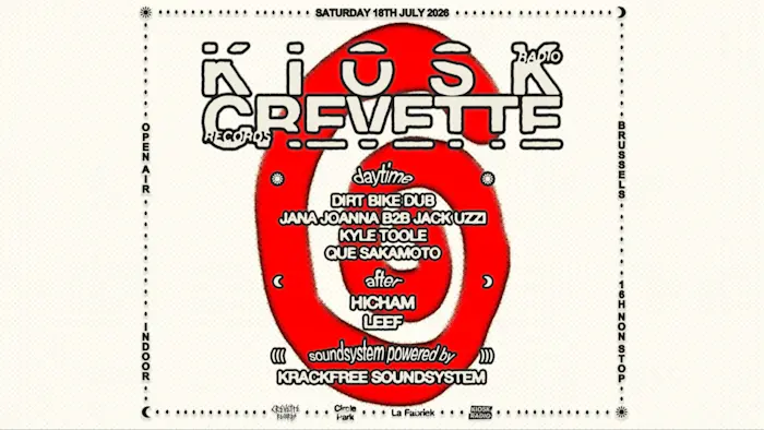 Kiosk x Crevette - 16H Open Air + After
