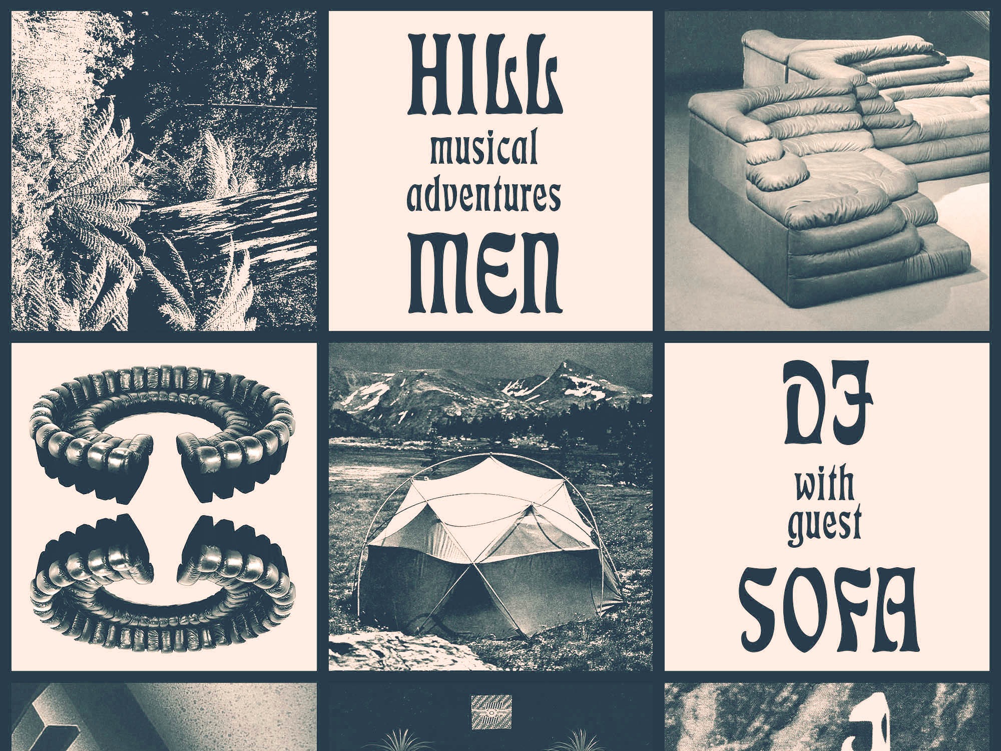  Hill men's Musical adventures w soFa