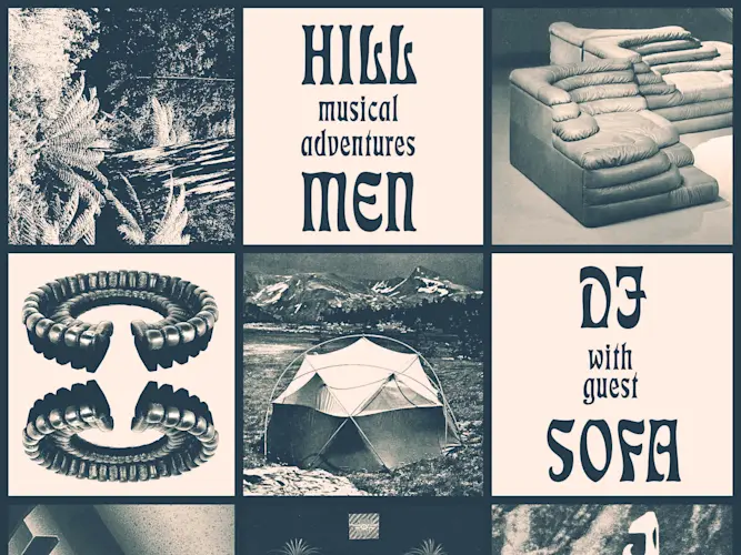 Hill men's Musical adventures w soFa