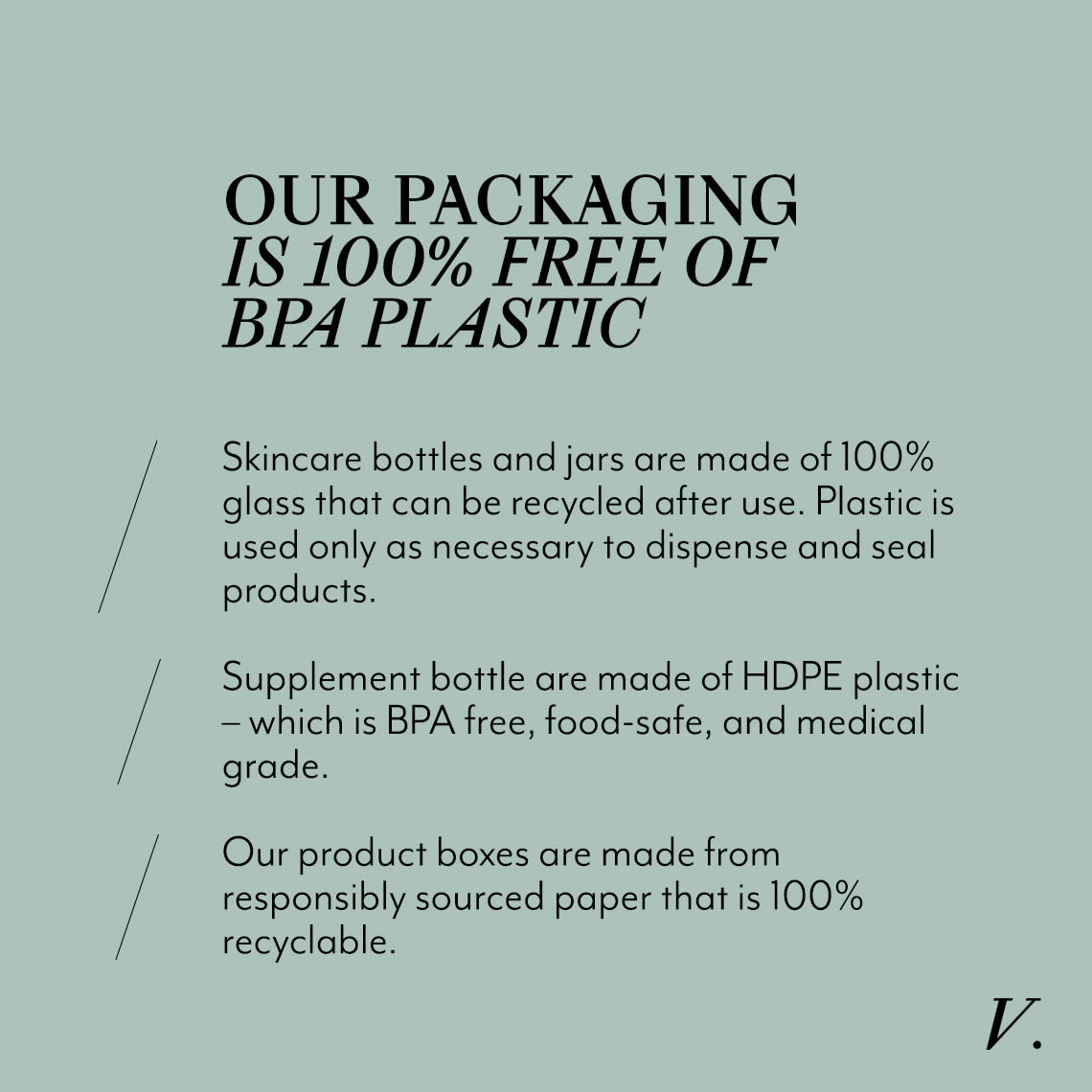100% BPA Free Plastic