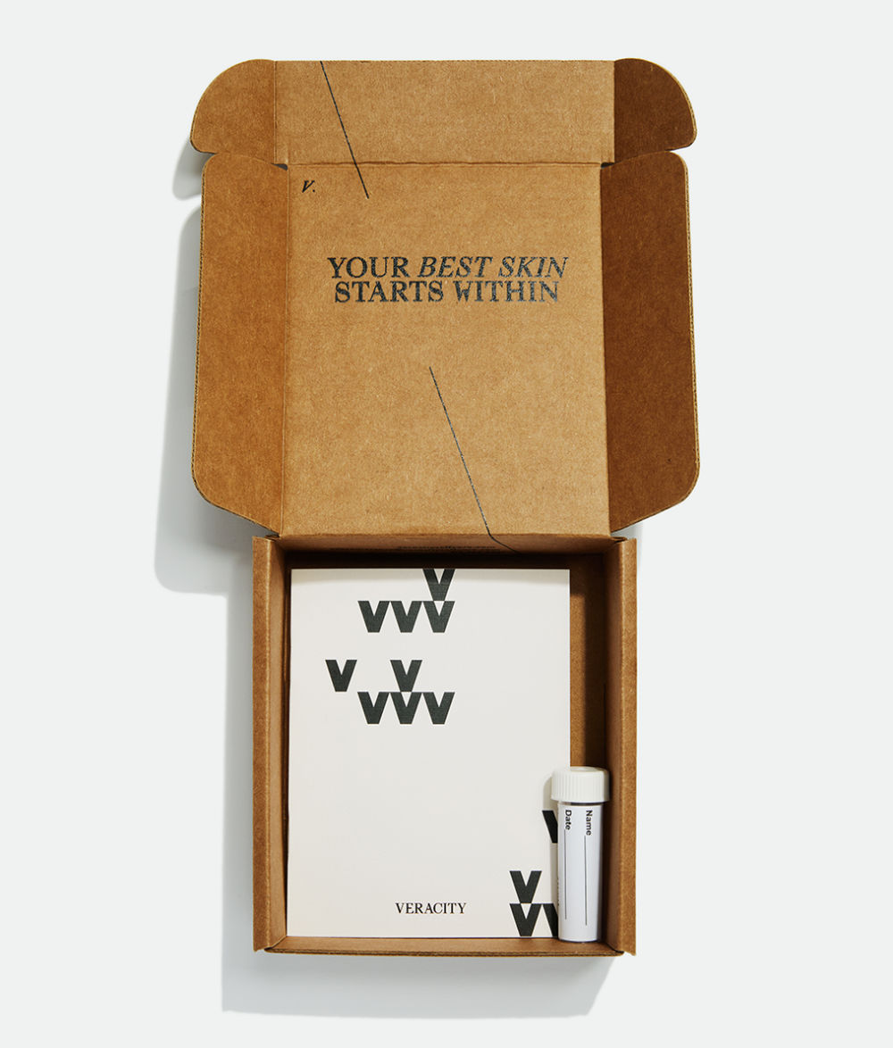 Veracity Skin + Health Test Kit Box Open