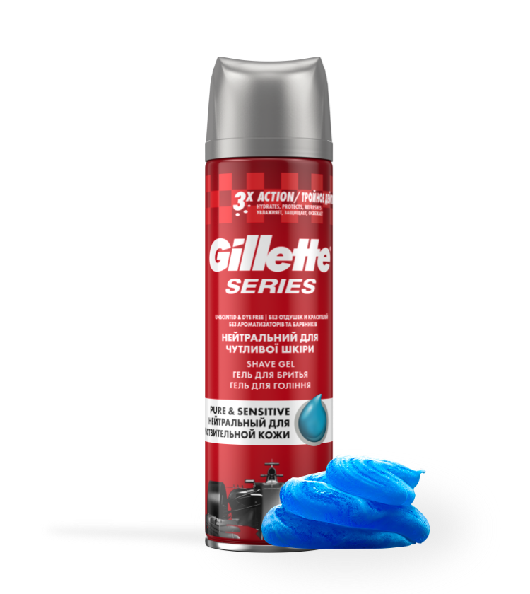 Gillette Series гель для бритья Pure & Sensitive Gillette RU