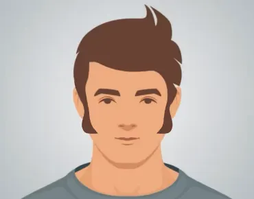 Afeitado de patillas