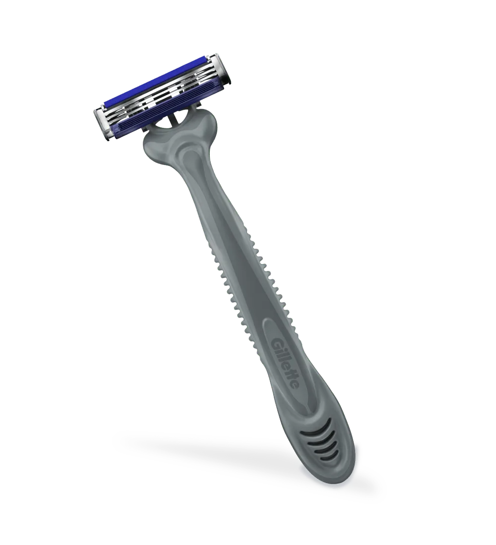 Maquinilla de afeitar desechable Gillette Sensor 3 reciclada