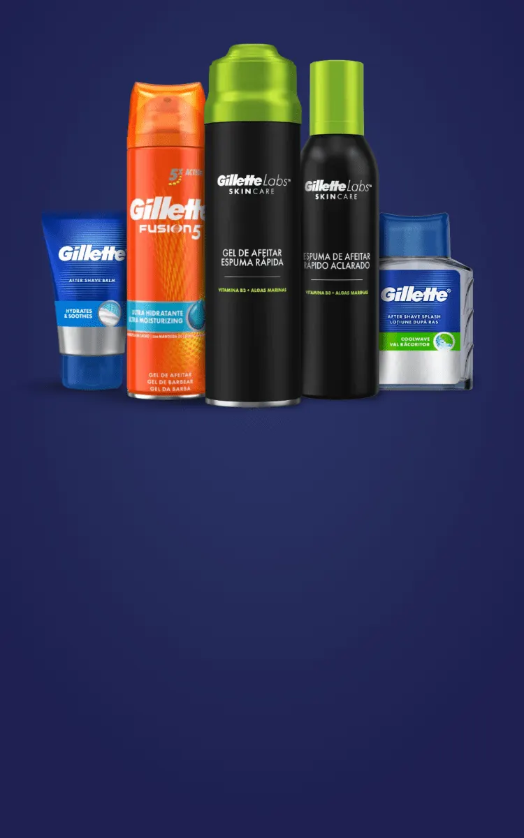 Gel de afeitar, Crema de afeitar Y After Shave