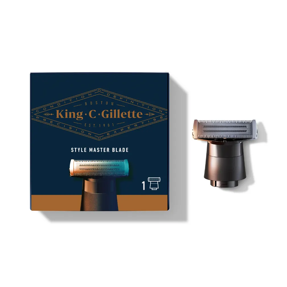 King C. Gillette Style Master - Cuchillas De Afeitar