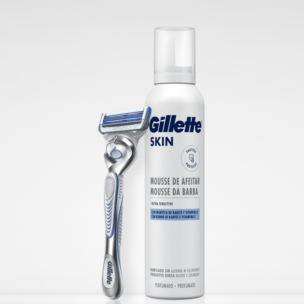  Gillette Comfort Glide Espuma de afeitar para piel sensible y  sensible, 14.75 onzas : Belleza y Cuidado Personal
