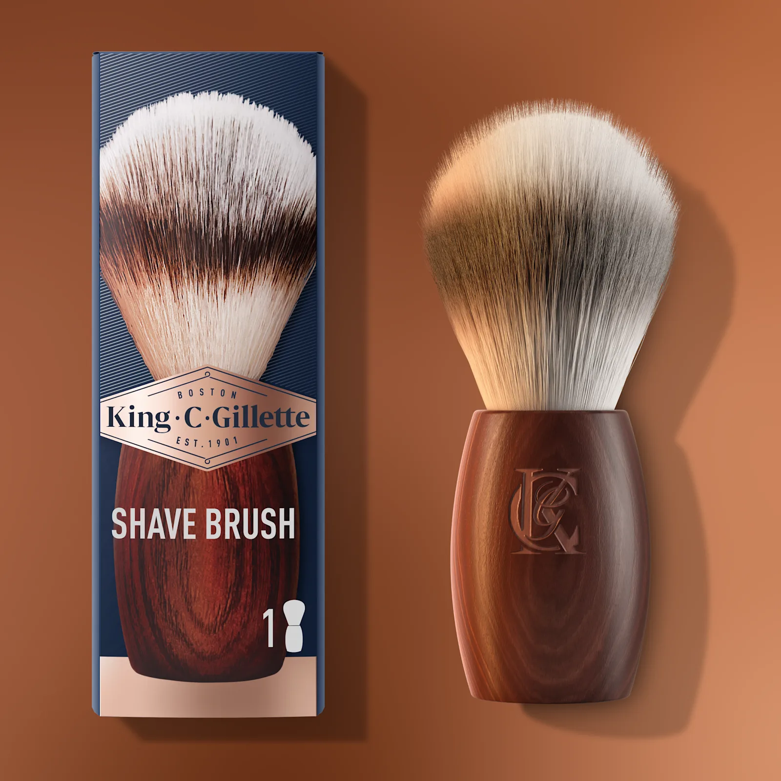King C. Gillette Skäggborste