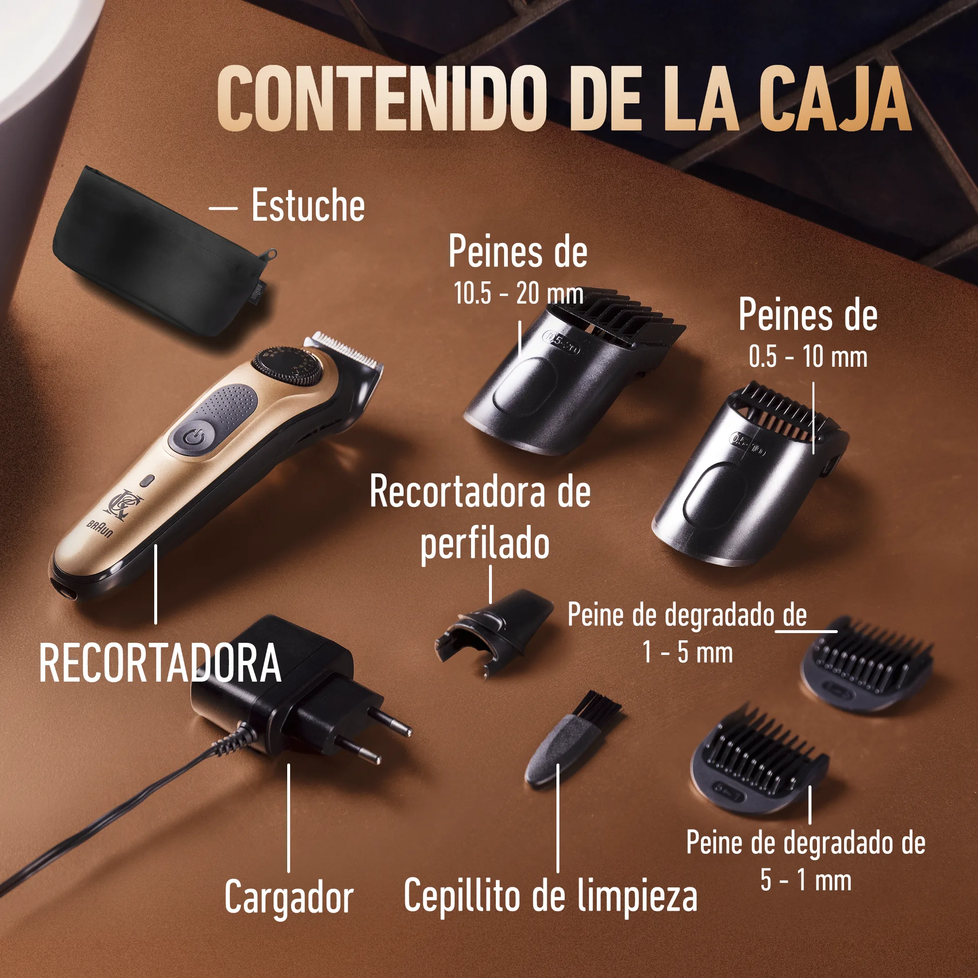 Recortadora de barba PRO para hombres King C. Gillette