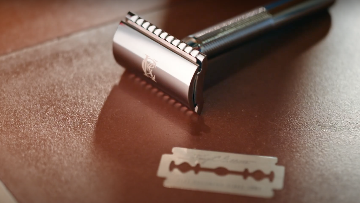 King C. Gillette Maquinilla de afeitar de seguridad de doble filo para  hombres, 5 cuchillas de afeitar de doble filo recubiertas de platino,  regalos