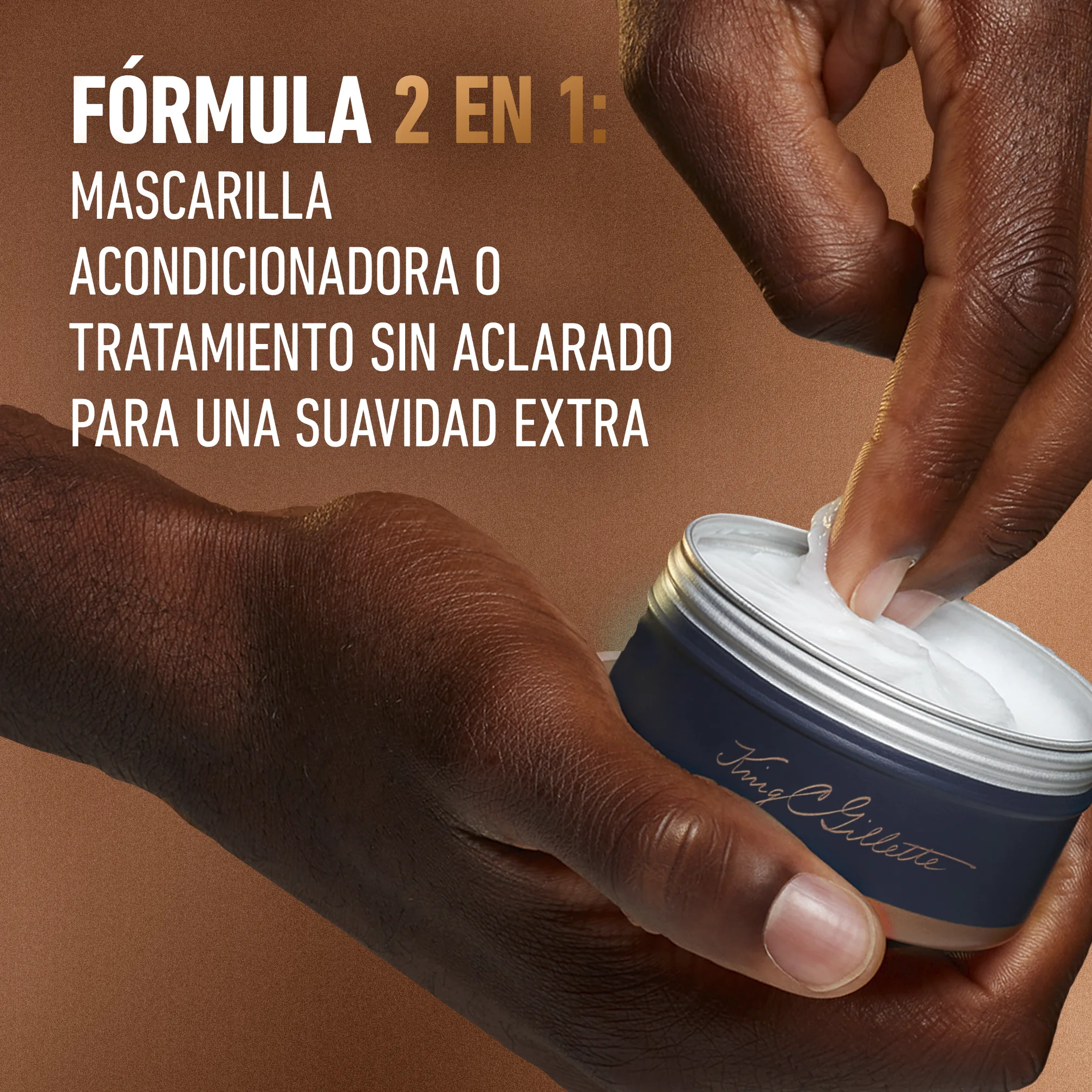 Bálsamo Suave Para Barba Con Manteca De Cacao King C. Gillette