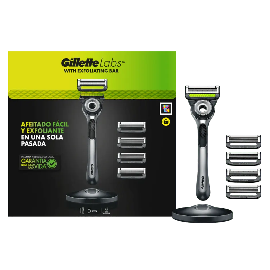 Gillette Labs Máquina Con Barra Exfoliante