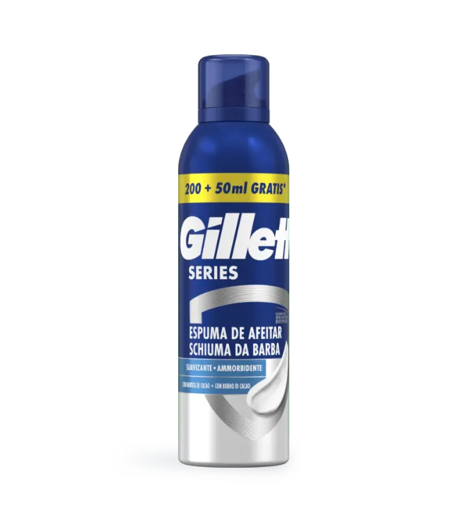 Gillette Series Espuma De Afeitar Hidratante Con Manteca De Cacao
