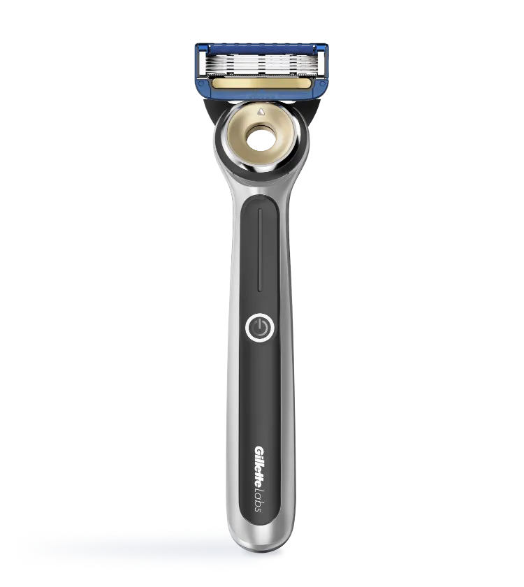 GilletteLabs - Kit básico de maquinilla de afeitar térmica para hombre