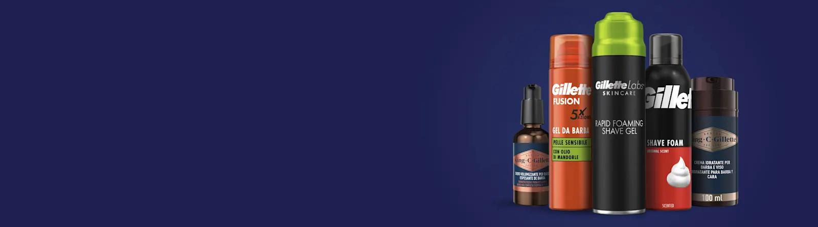 Gel de afeitar, Crema de afeitar Y After Shave
