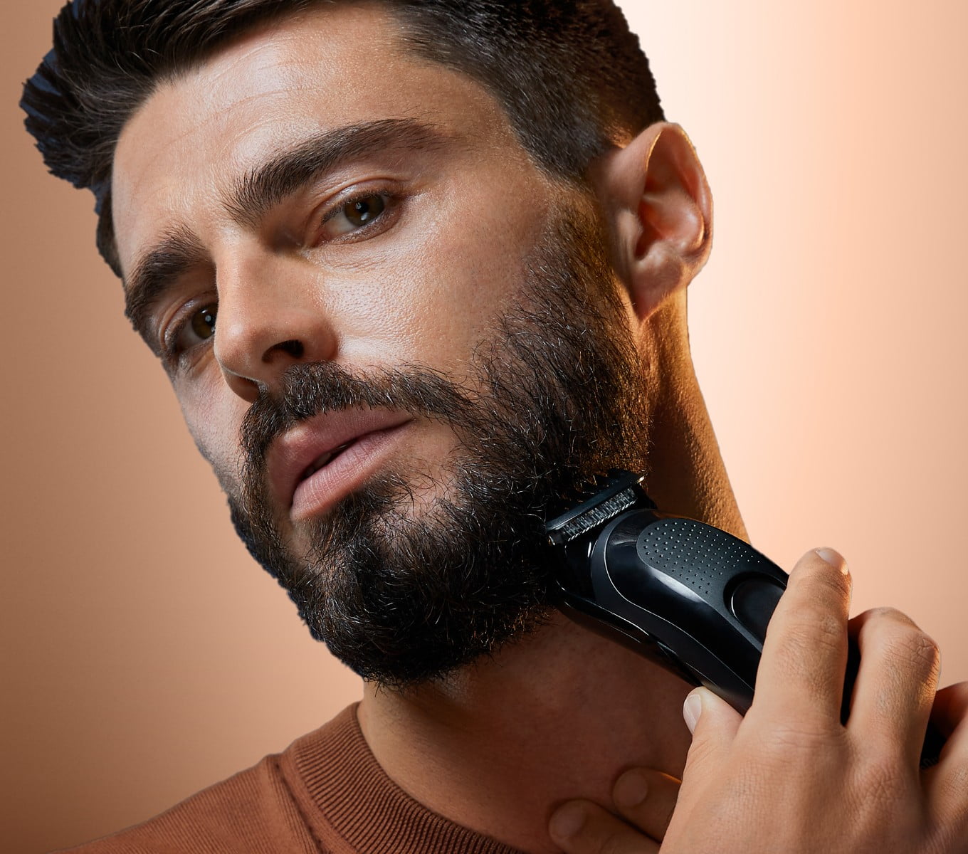 King C. Gillette Recortadora de barba para hombres, incluye 1 recortadora  maestra inalámbrica con una cuchilla 4D y 3 peines intercambiables