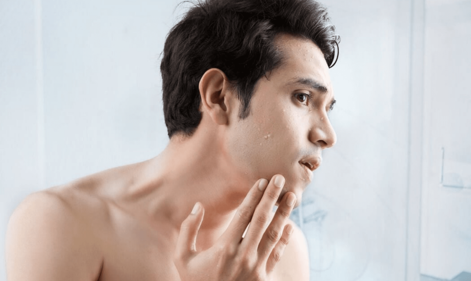 Varför får män torr hud?